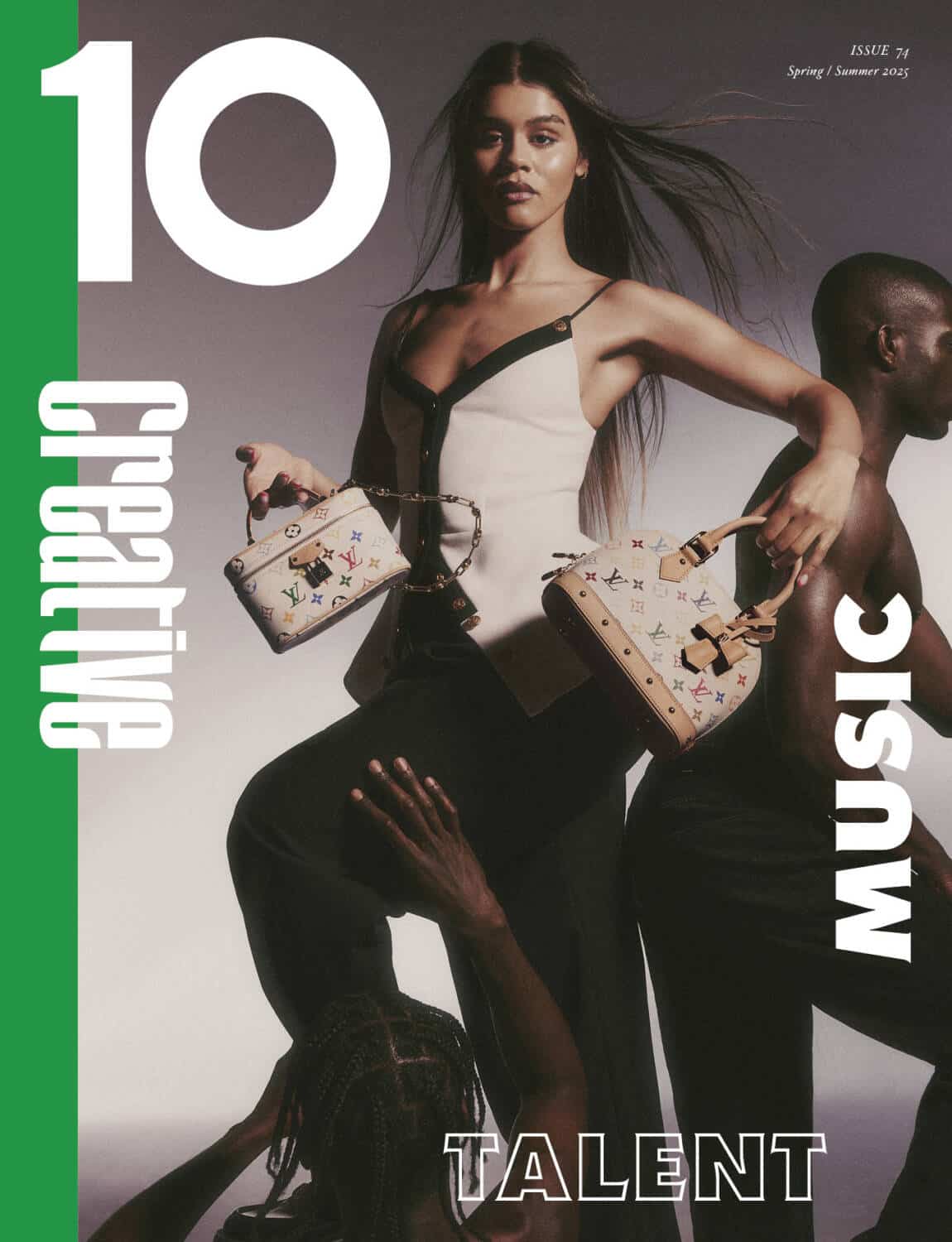 Ama Wears Louis Vuitton x Murakami On The Cover Of 10